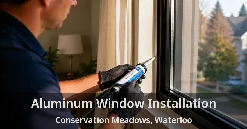Aluminum Window Installation Conservation Meadows, Waterloo - ON