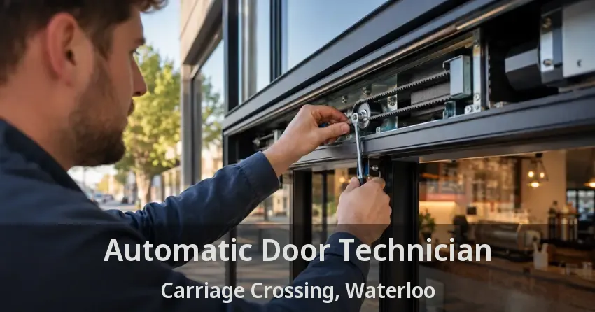 Automatic Door Technician Carriage Crossing, Waterloo - ON