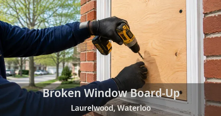 Broken Window Board-Up Laurelwood, Waterloo - ON