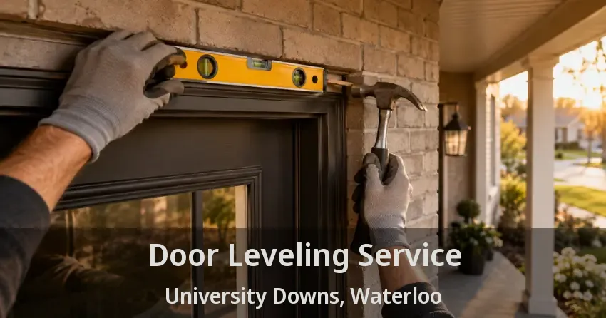 Door Leveling Service University Downs, Waterloo - ON