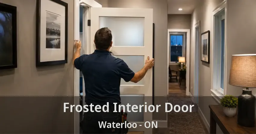 Frosted Interior Door Waterloo - ON