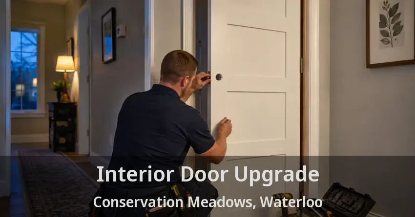 Interior Door Upgrade Conservation Meadows, Waterloo - ON