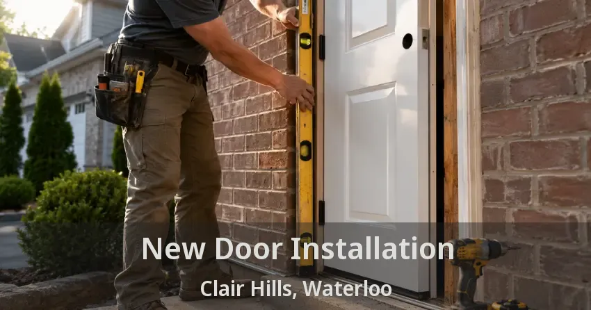 New Door Installation Clair Hills, Waterloo - ON
