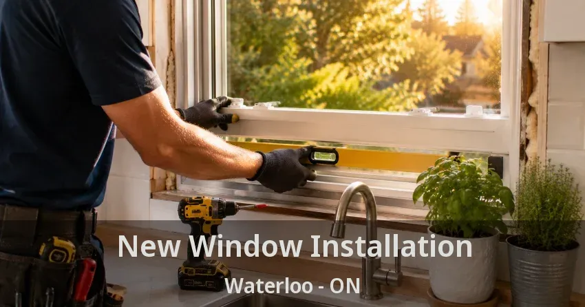 New Window Installation Waterloo - ON
