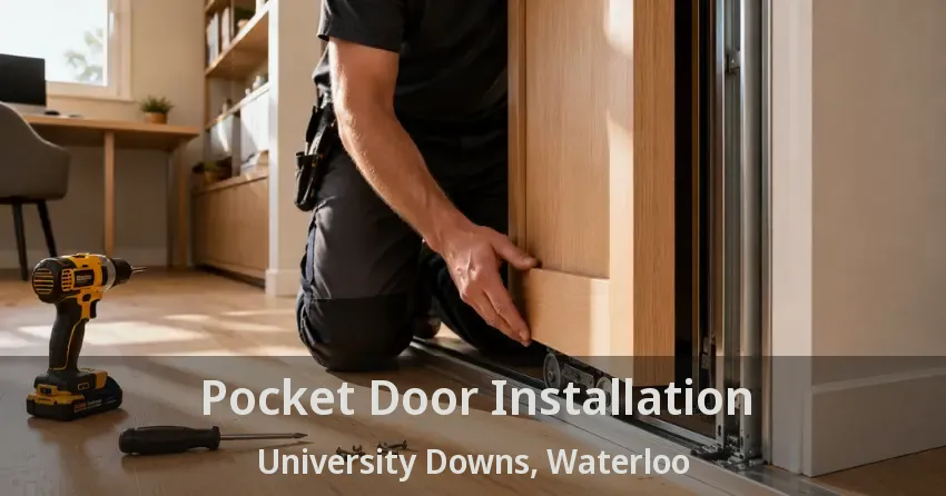 Pocket Door Installation University Downs, Waterloo - ON