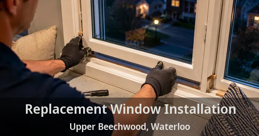 Replacement Window Installation Upper Beechwood, Waterloo - ON