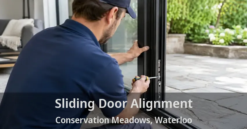 Sliding Door Alignment Conservation Meadows, Waterloo - ON