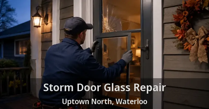 Storm Door Glass Repair Uptown North, Waterloo - ON