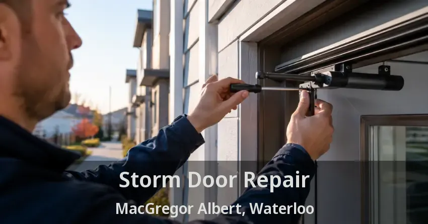 Storm Door Repair MacGregor Albert, Waterloo - ON