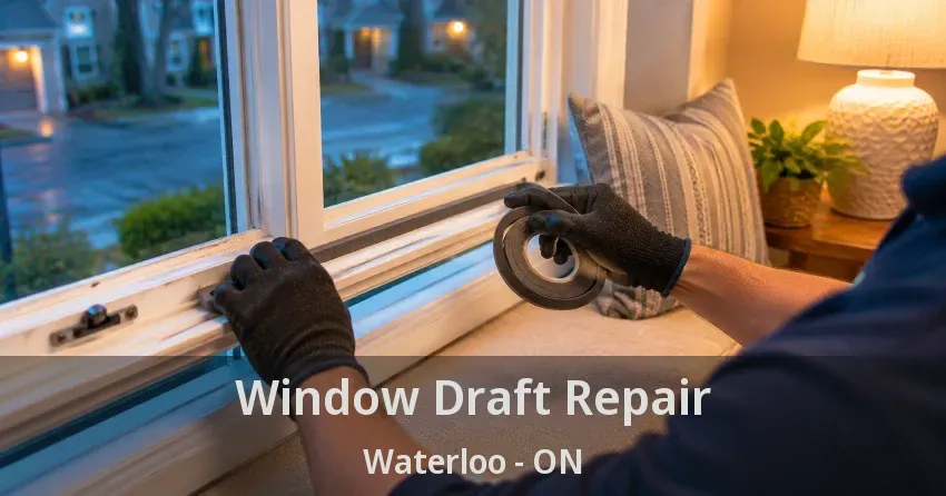 Window Draft Repair Waterloo - ON