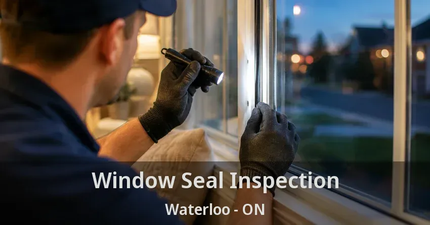 Window Seal Inspection Waterloo - ON