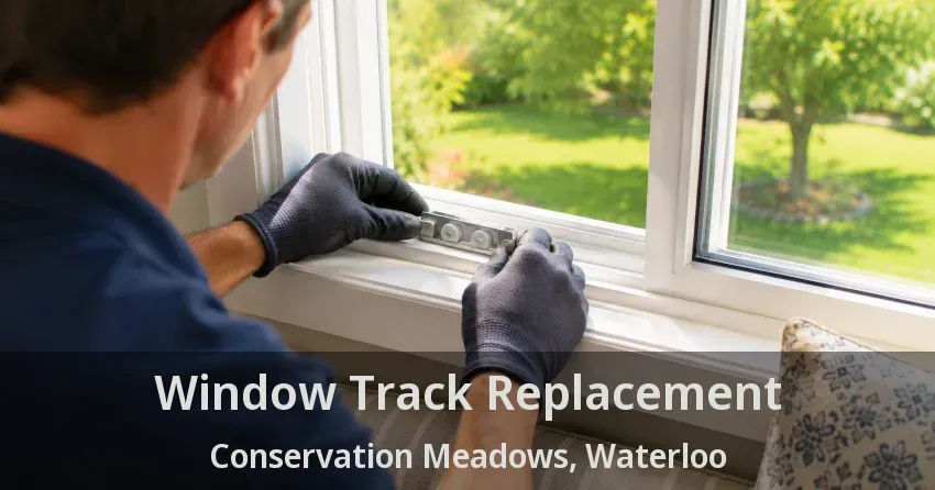 Window Track Replacement Conservation Meadows, Waterloo - ON