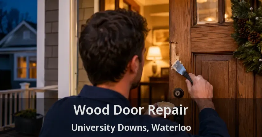 Wood Door Repair University Downs, Waterloo - ON
