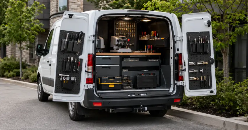 mobile locksmith service vehicle equipped with tools in Waterloo
